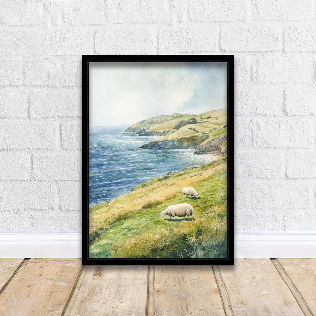 Isle of Mull Watercolor Travel Poster