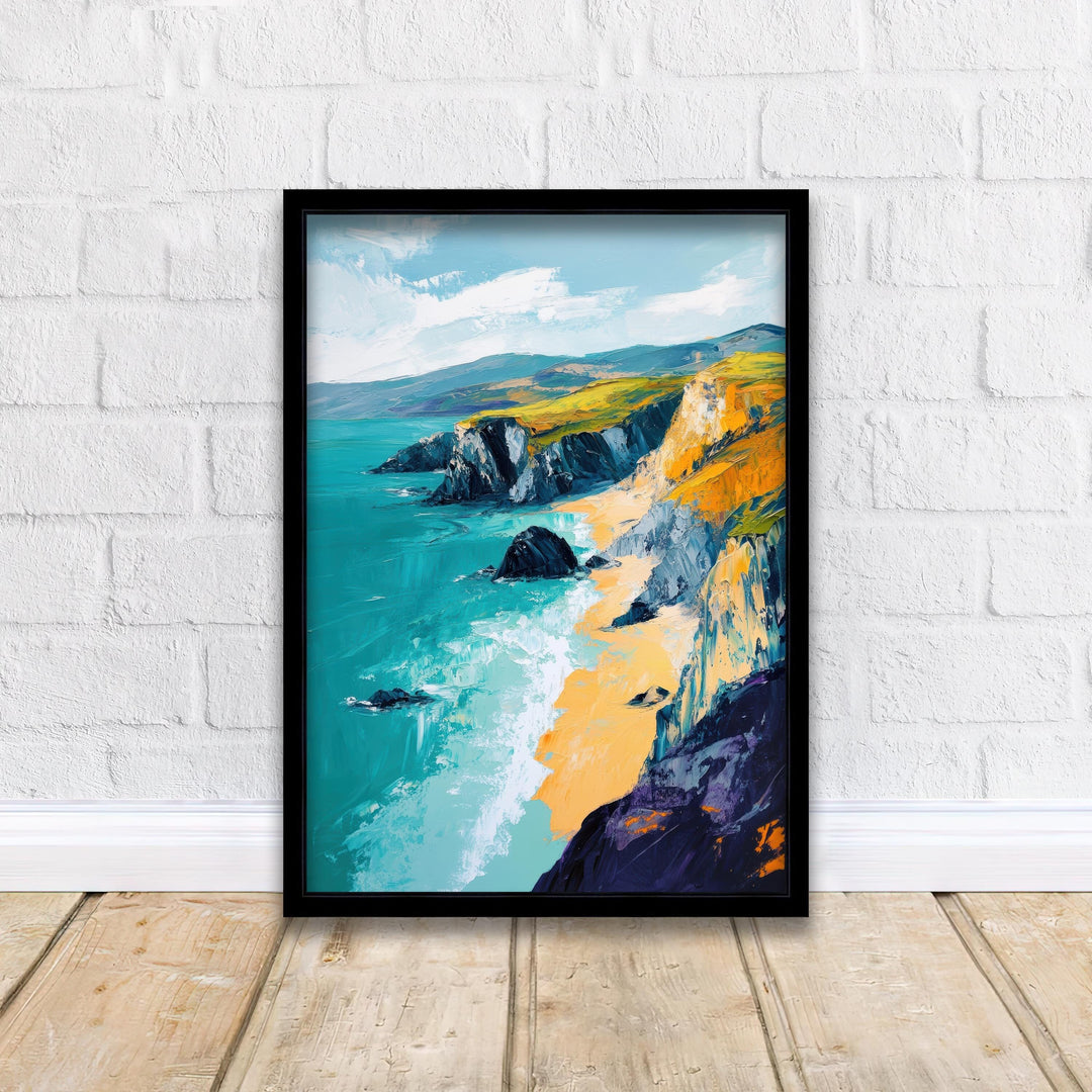 Pembrokeshire Wales Abstract Art Print Wall Decor Wall Art Pembrokeshire Landscape Wall Hanging Home Décor Welsh Coast Gift Art Lovers