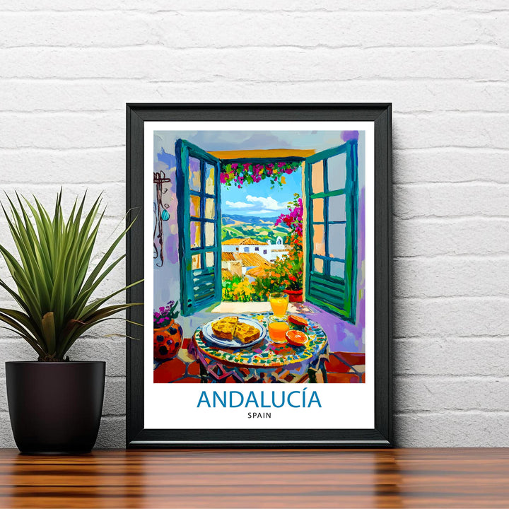 Andalucía Travel Poster