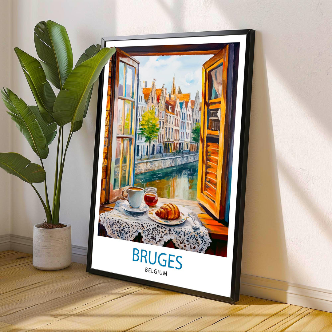 Bruges Travel Poster