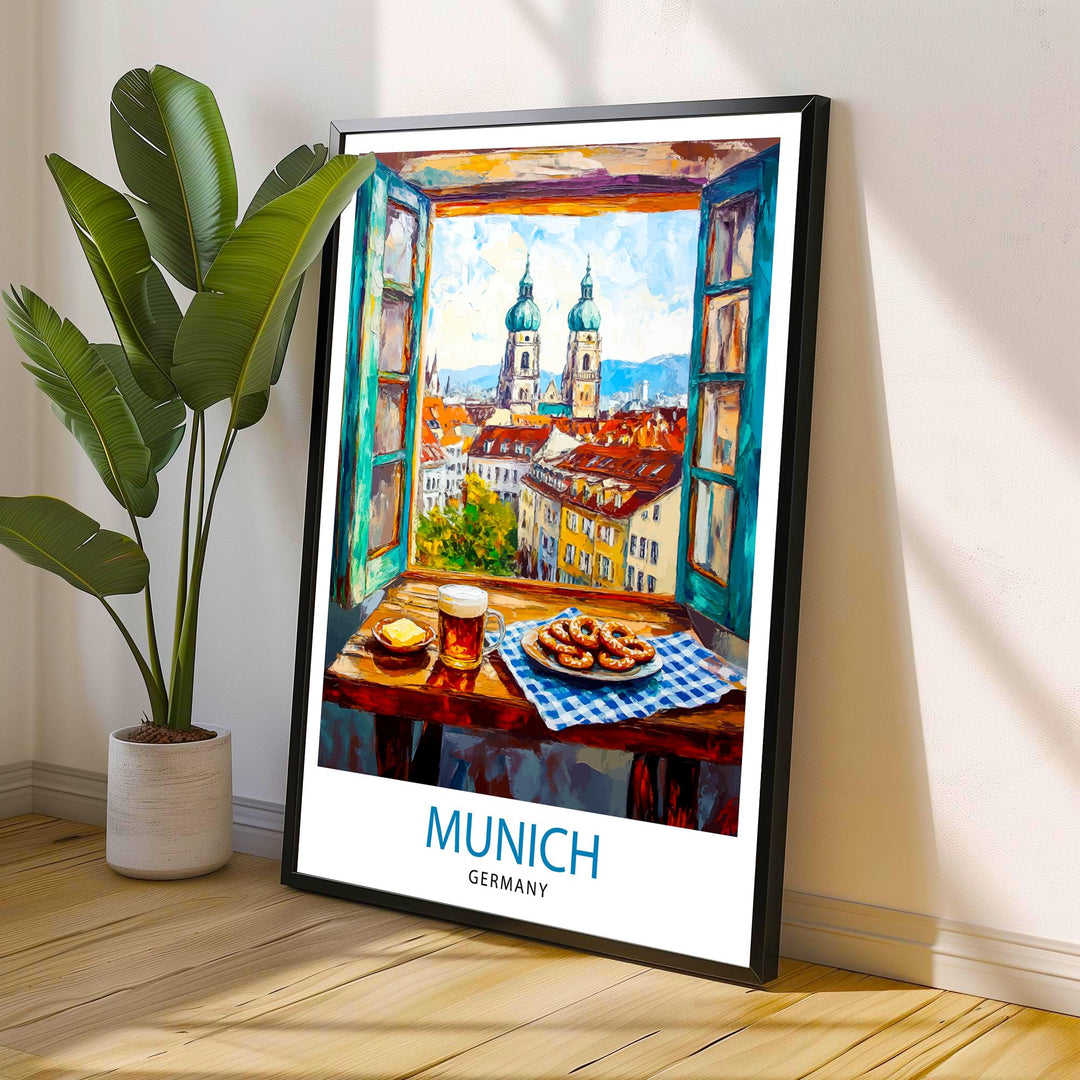 Munich Travel Poster