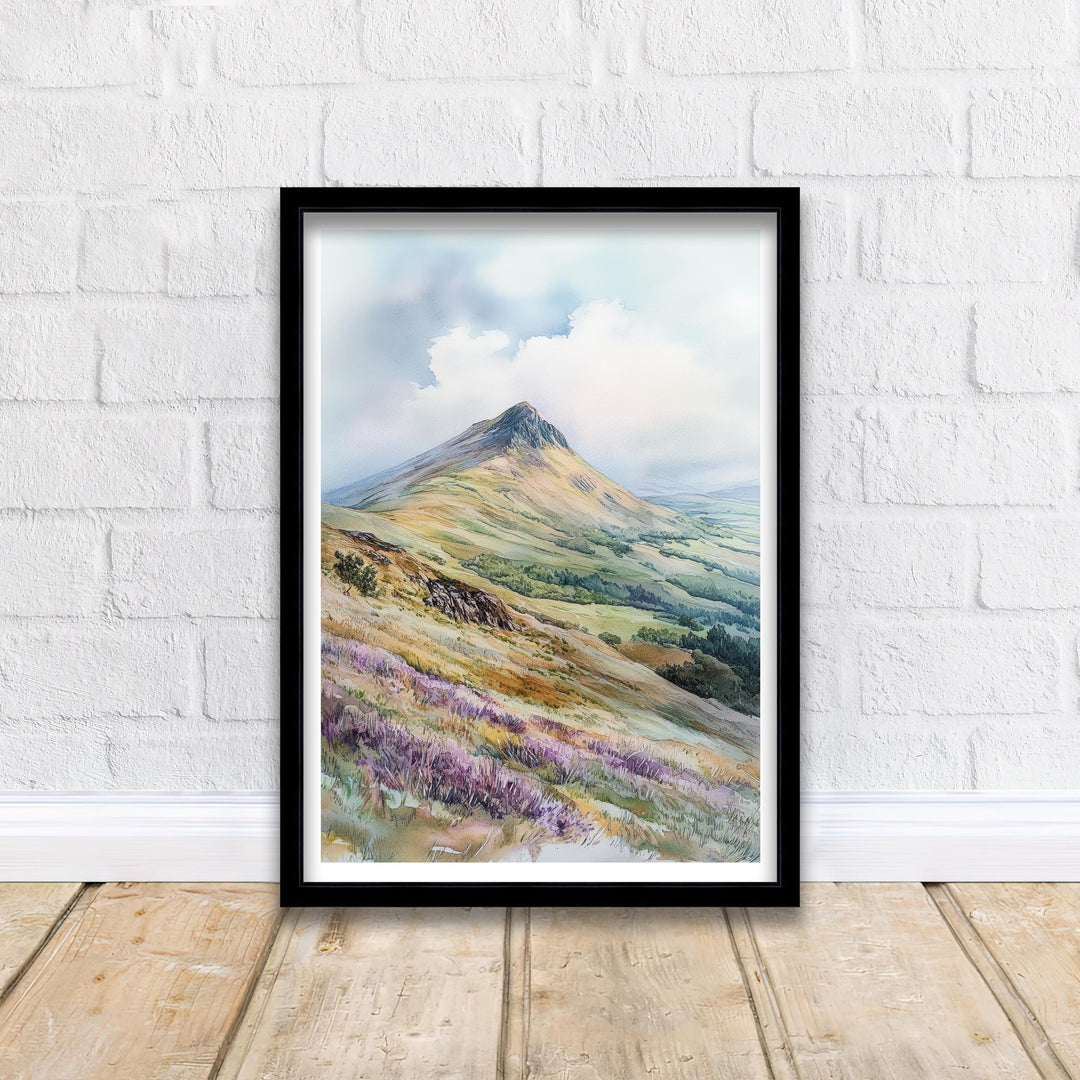 Pen y Fan Watercolor Travel Print Wall Decor Wall Art Pen y Fan Landscape Wall Hanging Home Décor Brecon Beacons Gift Art Lovers Scenic