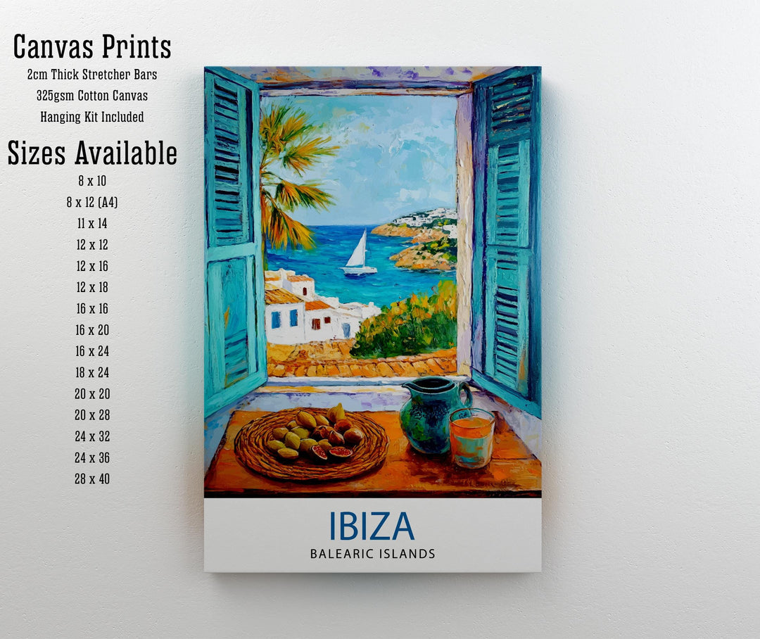 Ibiza Spain Travel Poster