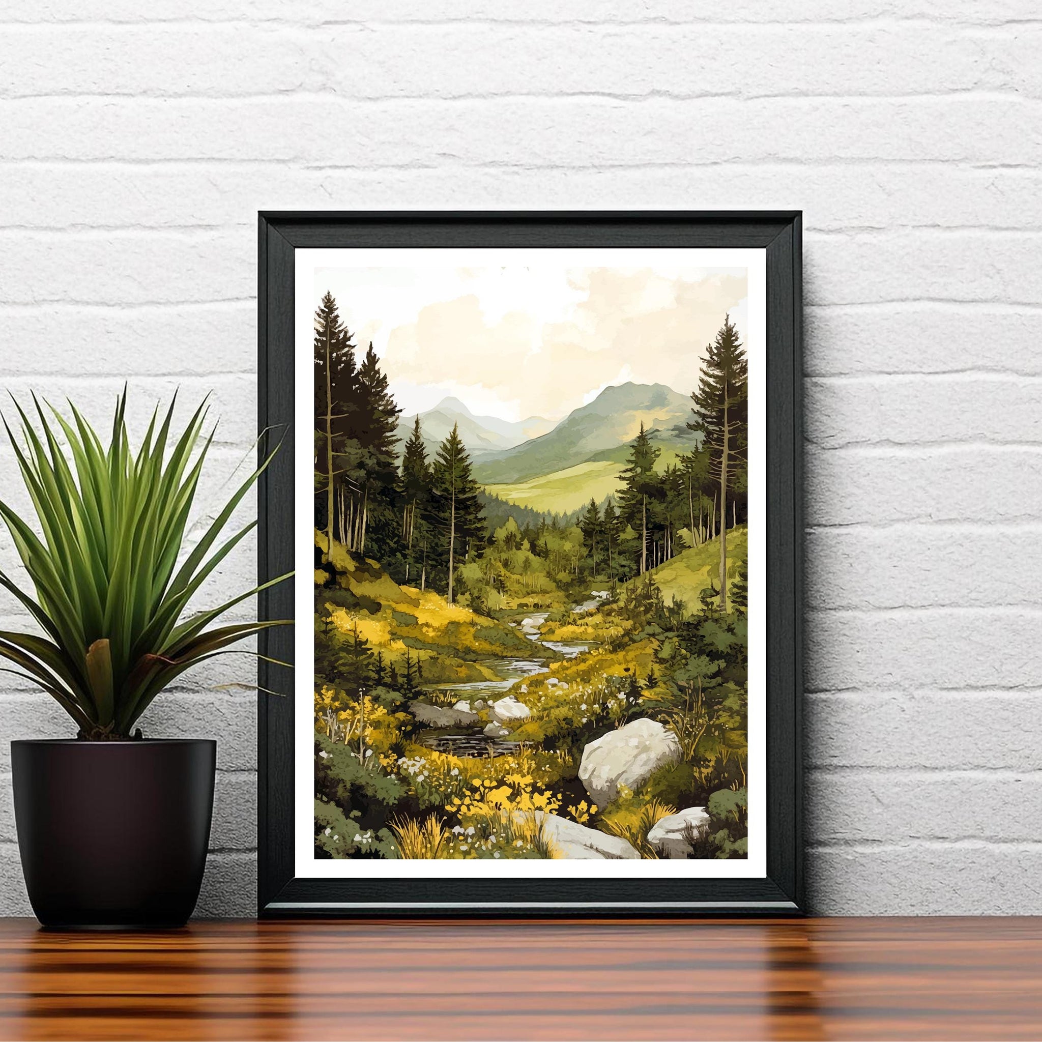 Coed y Brenin Forest Travel Poster