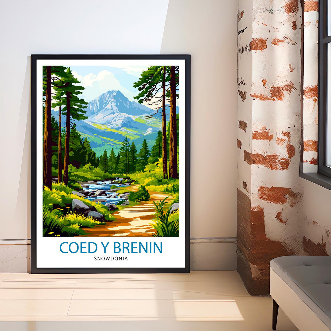 Coed y Brenin Forest Travel Poster