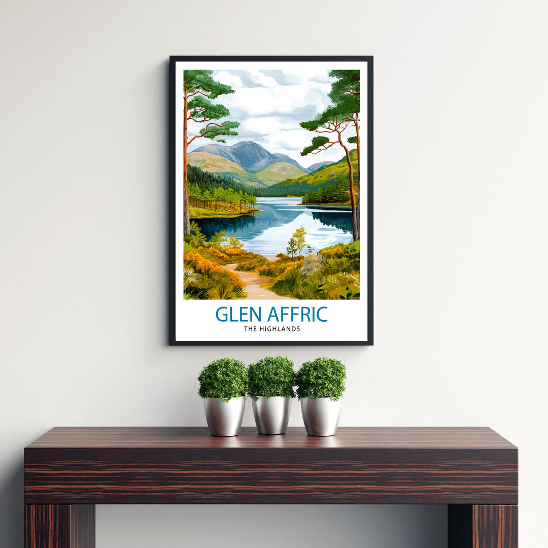 Glen Affric Travel Poster