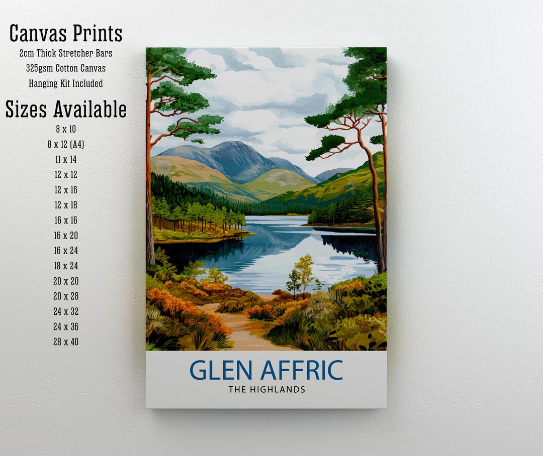 Glen Affric Travel Poster