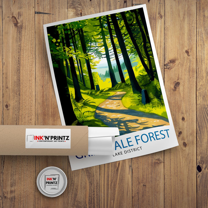 Grizedale Forest Travel Poster