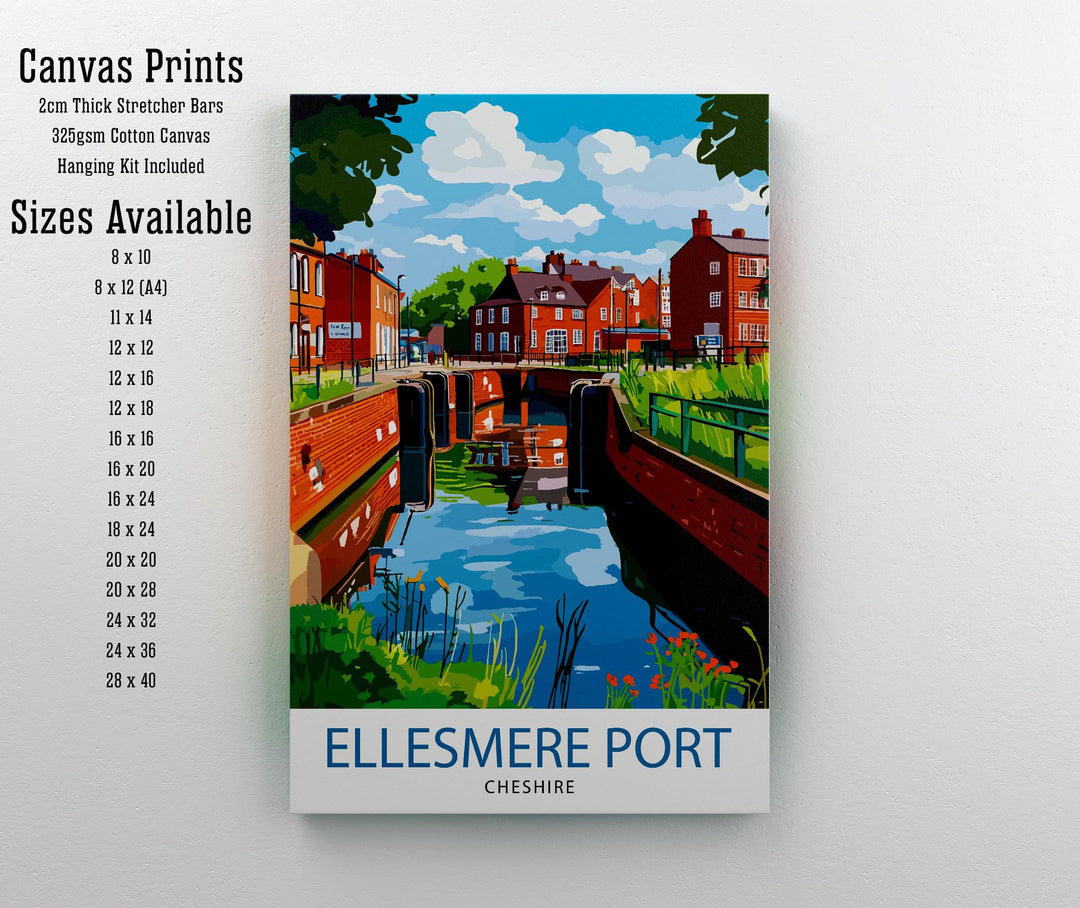 Ellesmere Port Travel Poster