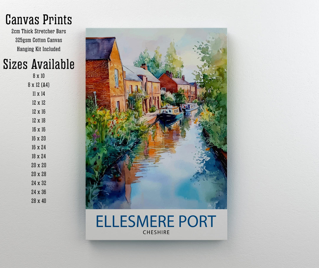 Ellesmere Port Travel Poster