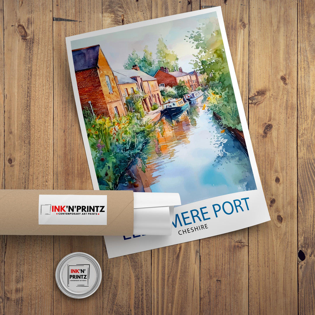 Ellesmere Port Travel Poster