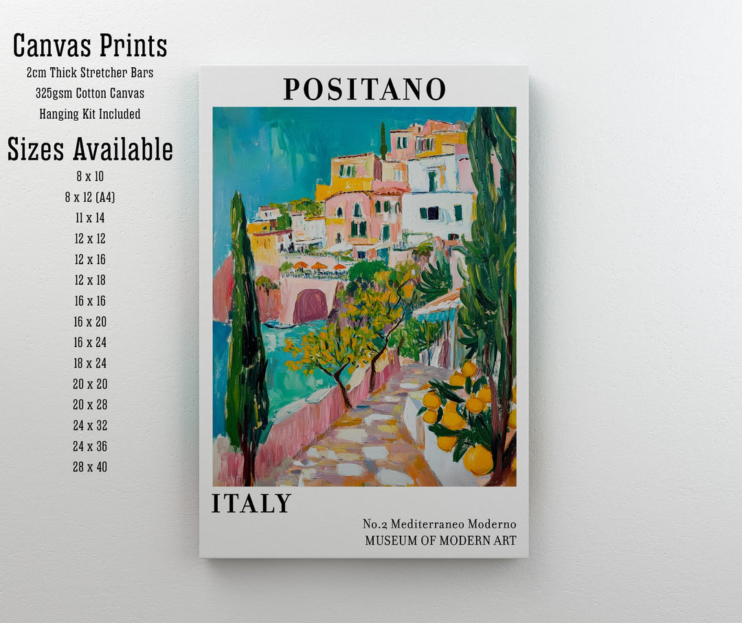 Positano Italy Travel Poster