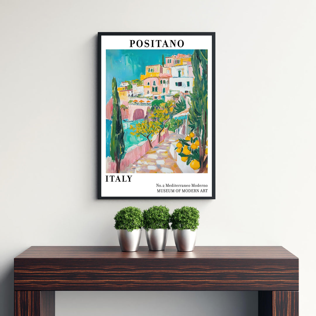 Positano Italy Travel Poster