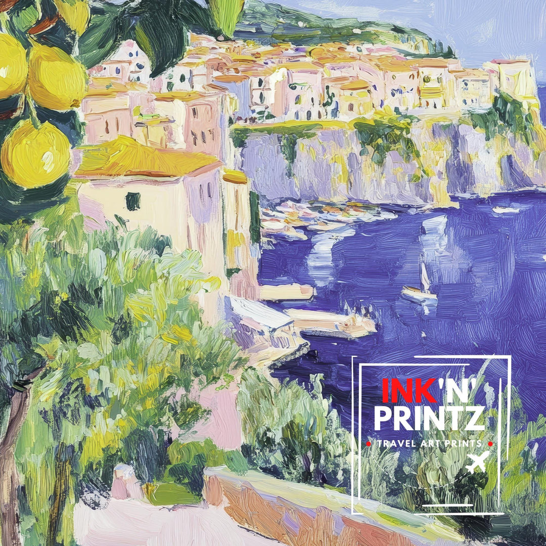 Sorrento Italy Travel Poster