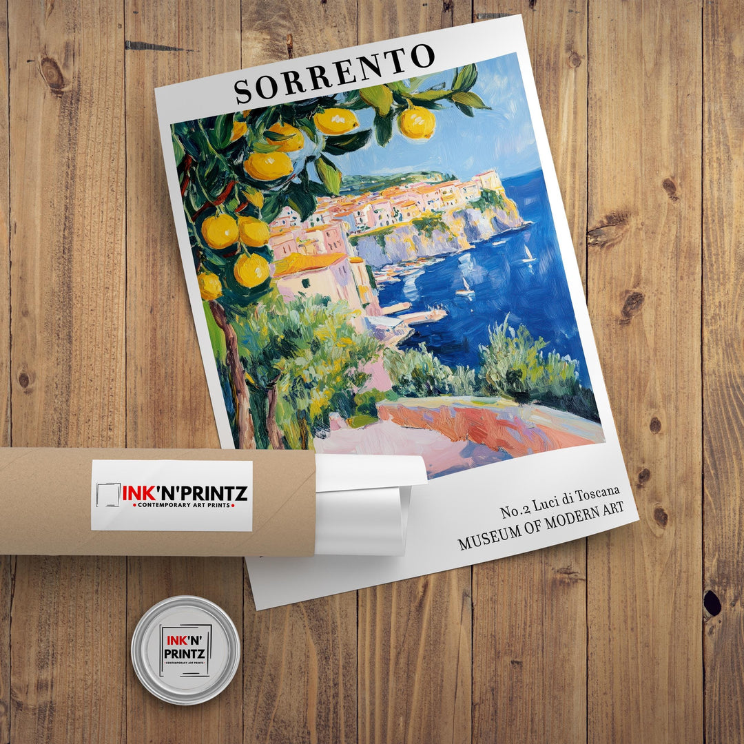 Sorrento Italy Travel Poster