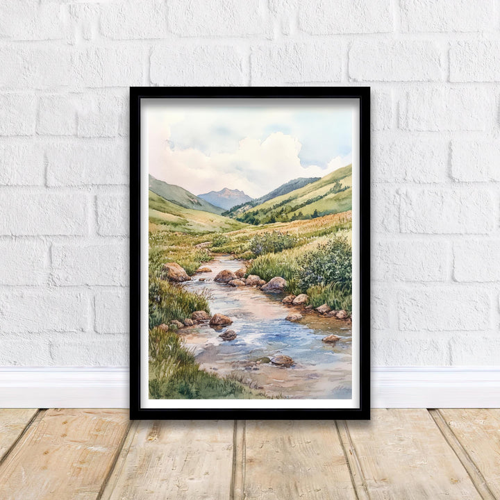 Isle of Arran Watercolor Travel Poster