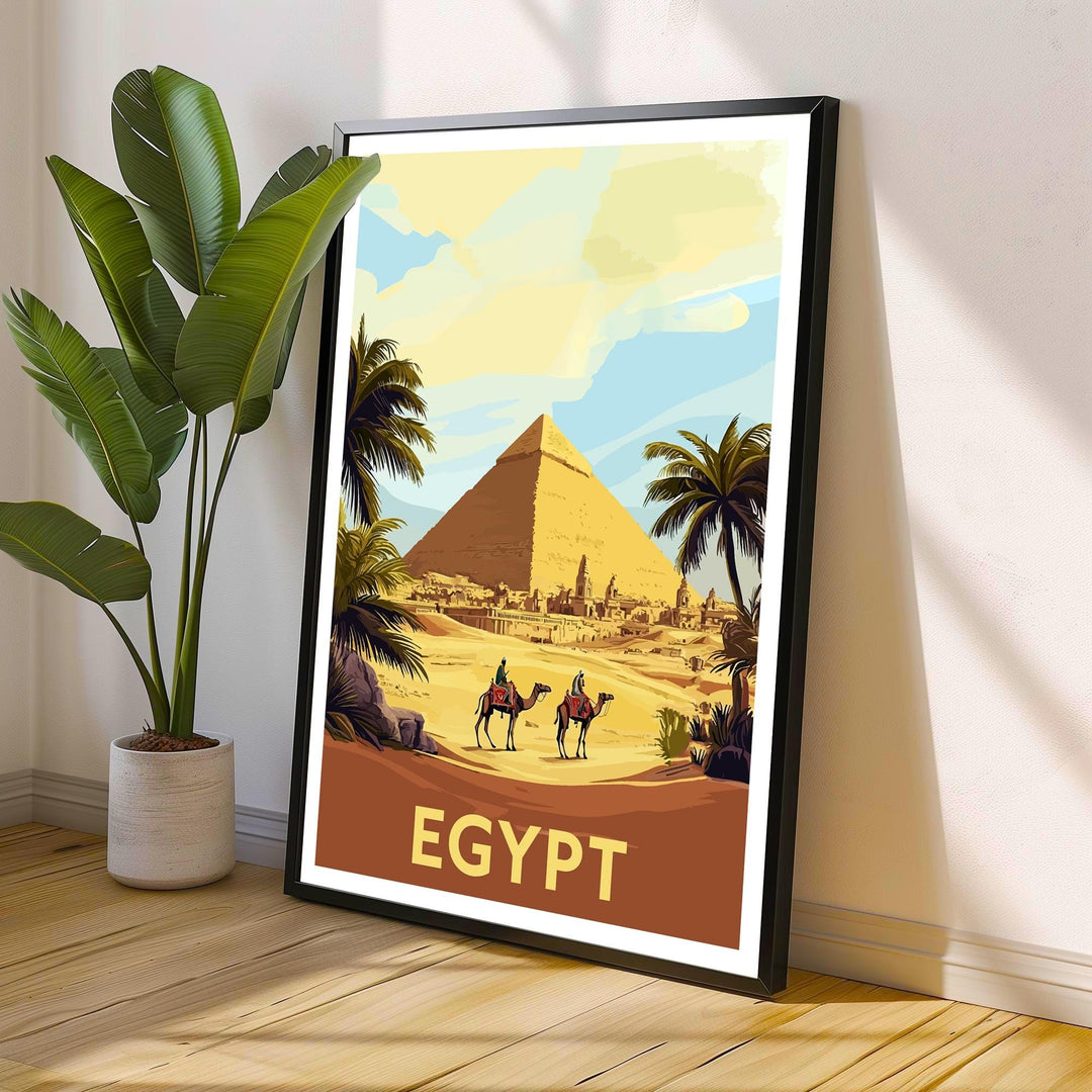 Vintage Egypt Travel Poster