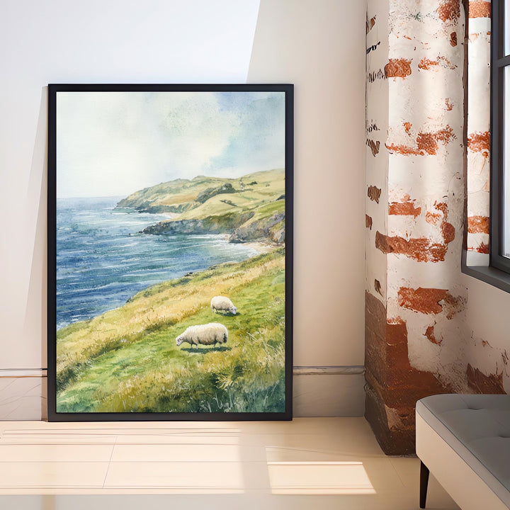 Isle of Mull Watercolor Travel Poster