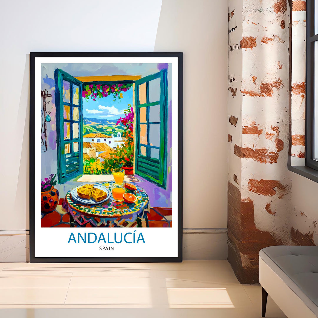 Andalucía Travel Poster