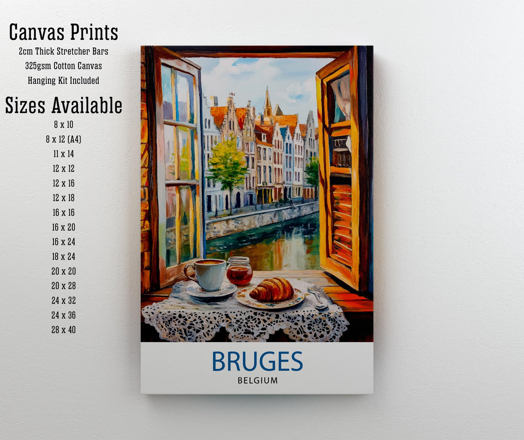 Bruges Travel Poster