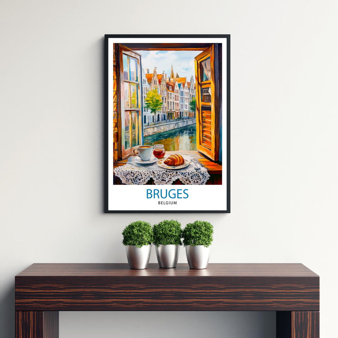 Bruges Travel Poster