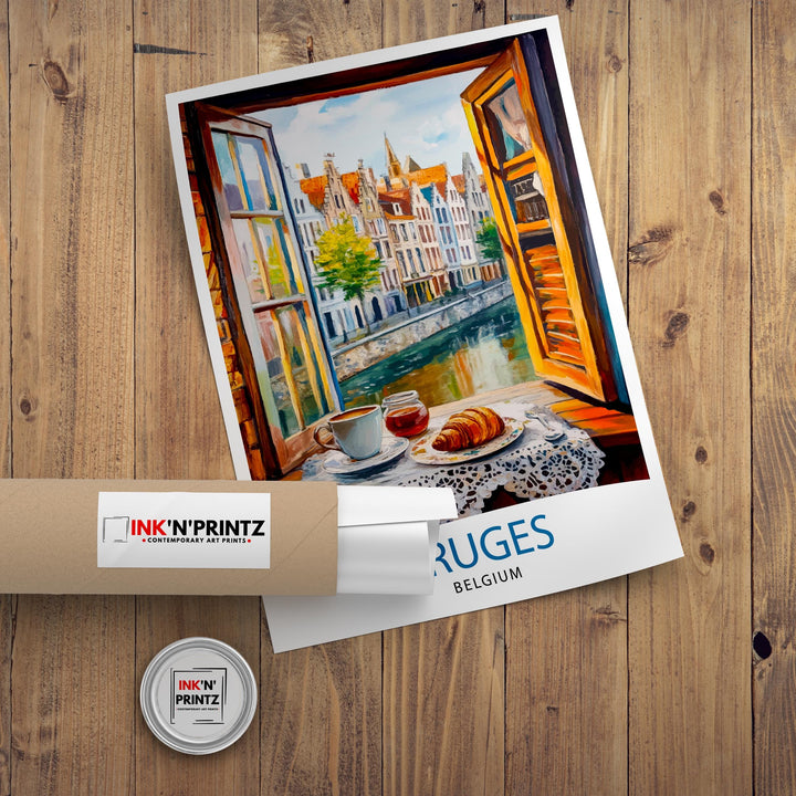 Bruges Travel Poster