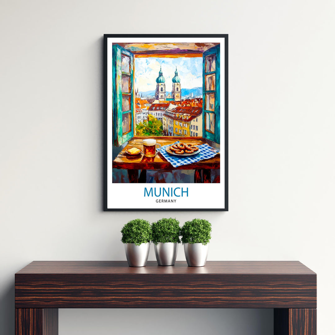 Munich Travel Poster