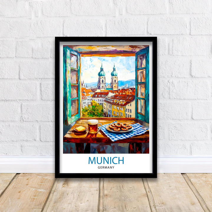 Munich Travel Poster