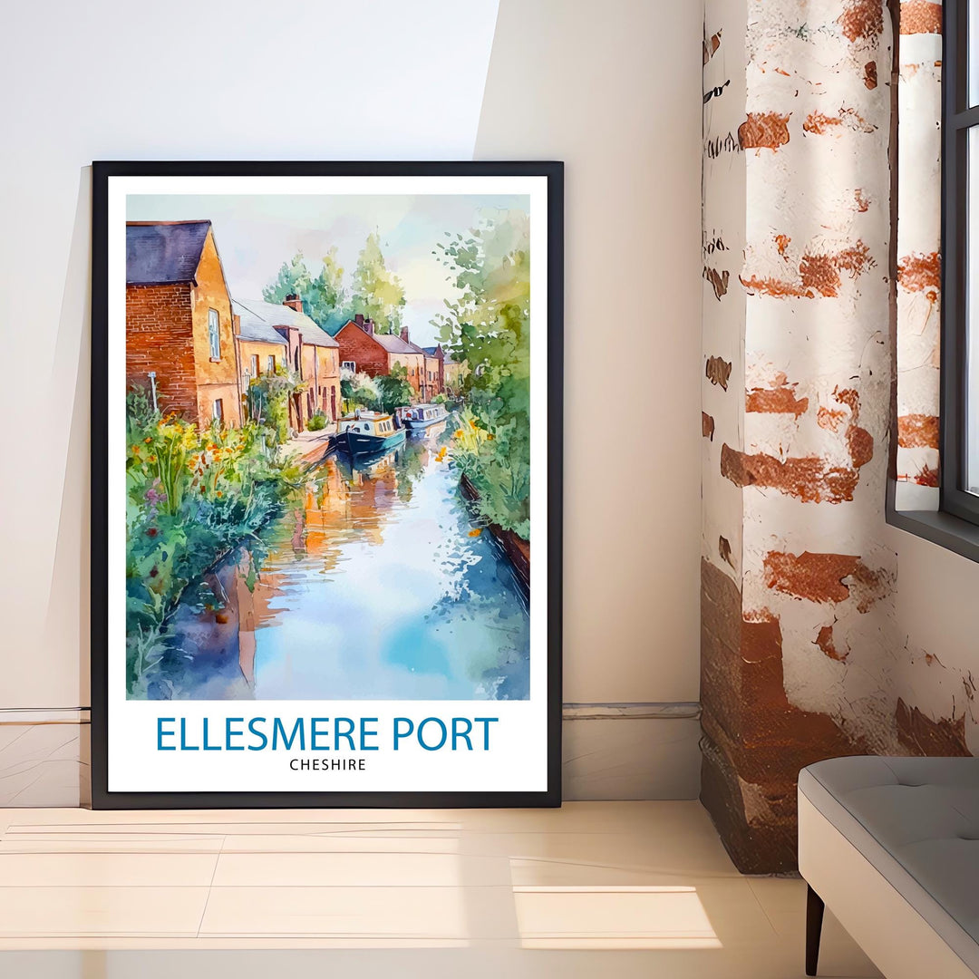 Ellesmere Port Travel Poster