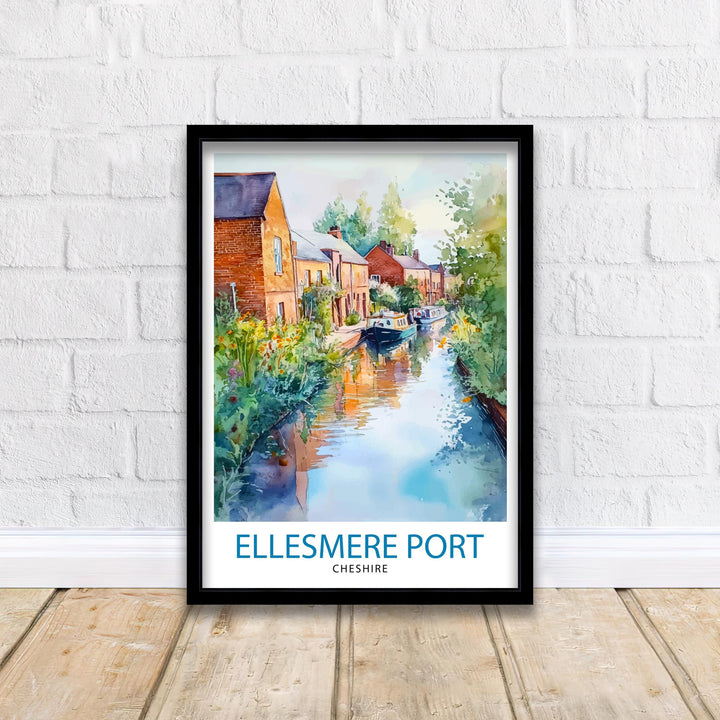 Ellesmere Port Travel Poster