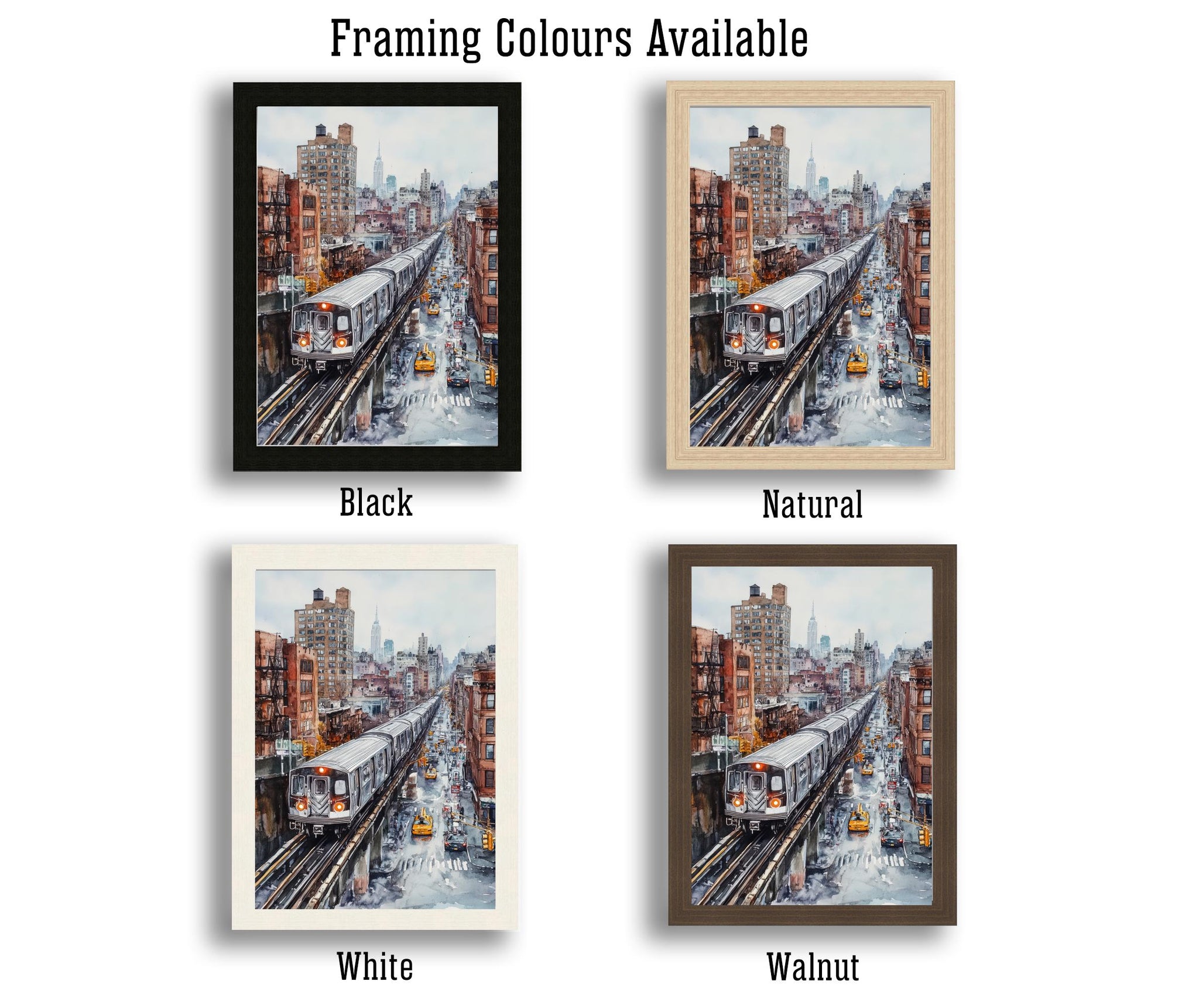 The Bronx Watercolor Painting NYC City Art Bronx Poster Watercolor Urban Landscape The Bronx