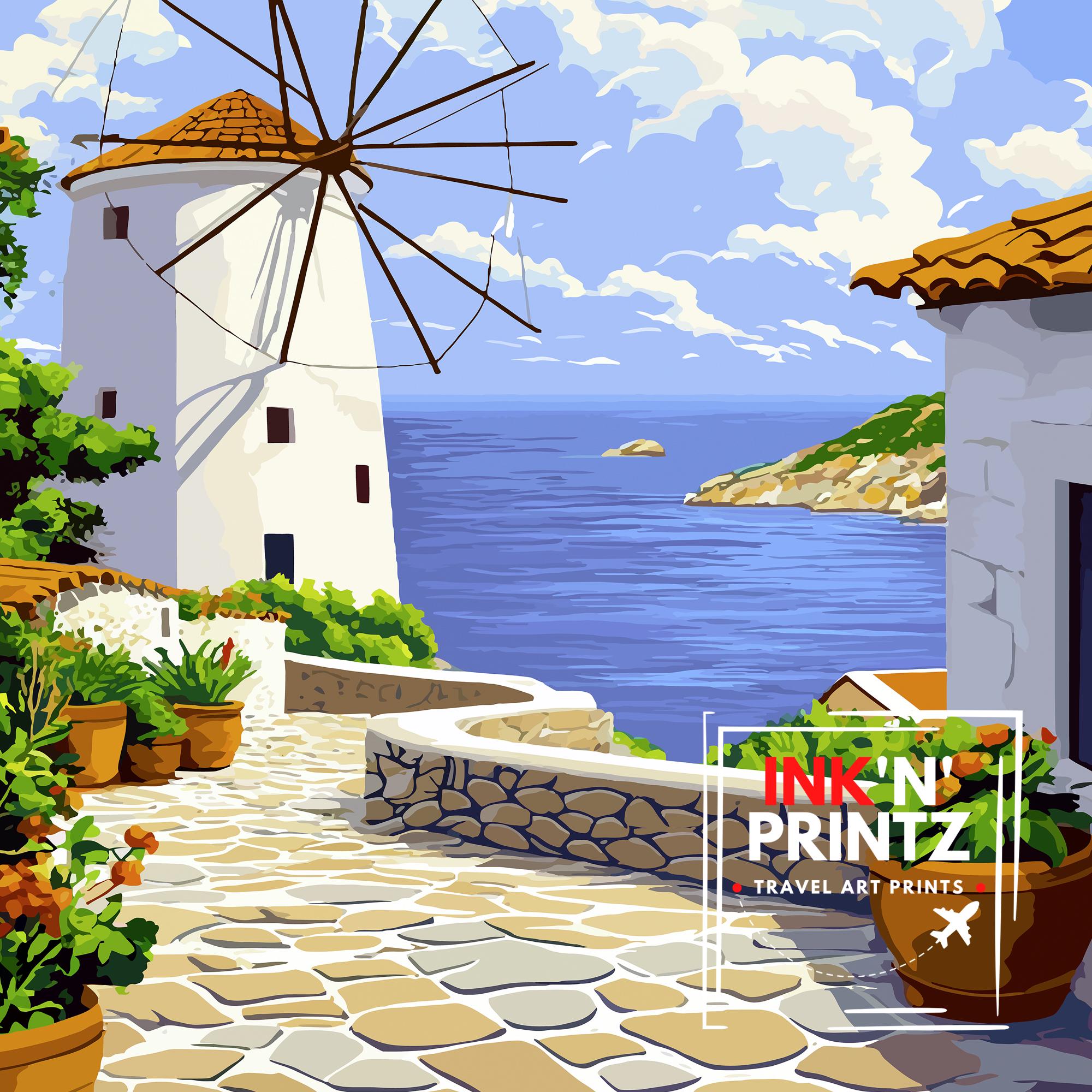 Zakynthos Greece Travel Poster Wall Art Navagio Beach Print Zakynthos Landscape Art Scenic Views Nature Lover Gift Greek Island Poster