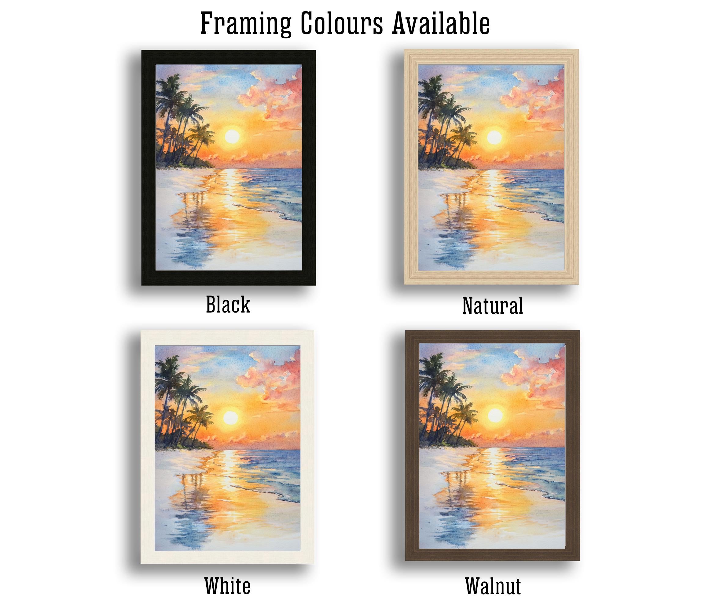 Key West Florida Watercolor Painting Key West Beach Art Florida Print Watercolor Seascape Tropical Art Key West Decor