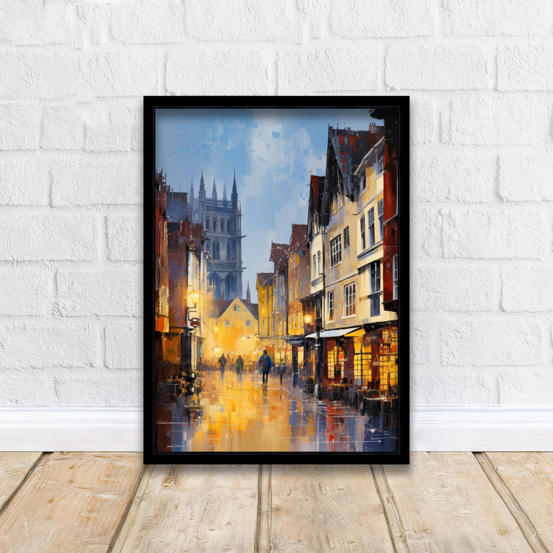 Shambles York Watercolor Painting Historic York Art Shambles Print Scenic York Watercolor Decor