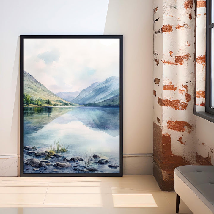 Ennerdale Watercolor Painting Lake District Art Ennerdale Print Scenic Lake District Decor Ennerdale Watercolor Art
