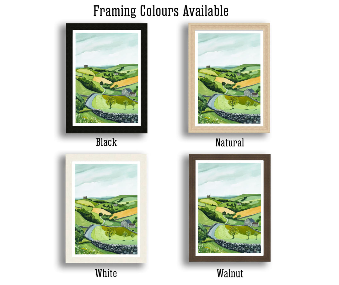 Scottish Highlands Travel Poster Scotland Landscape Art Scottish Highlands Print Scenic Scottish Nature Poster