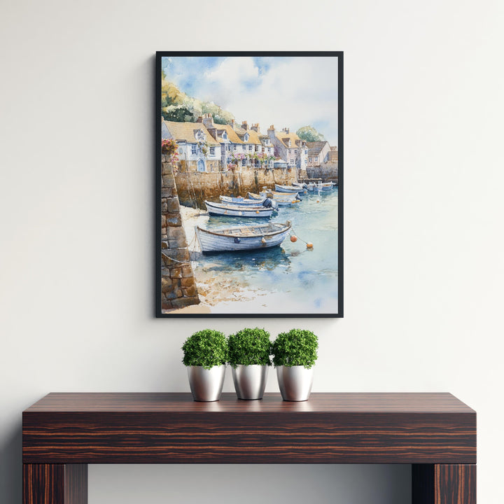 Bristol Watercolor Painting UK City Art Bristol Print Scenic Bristol Decor Waterfront Art