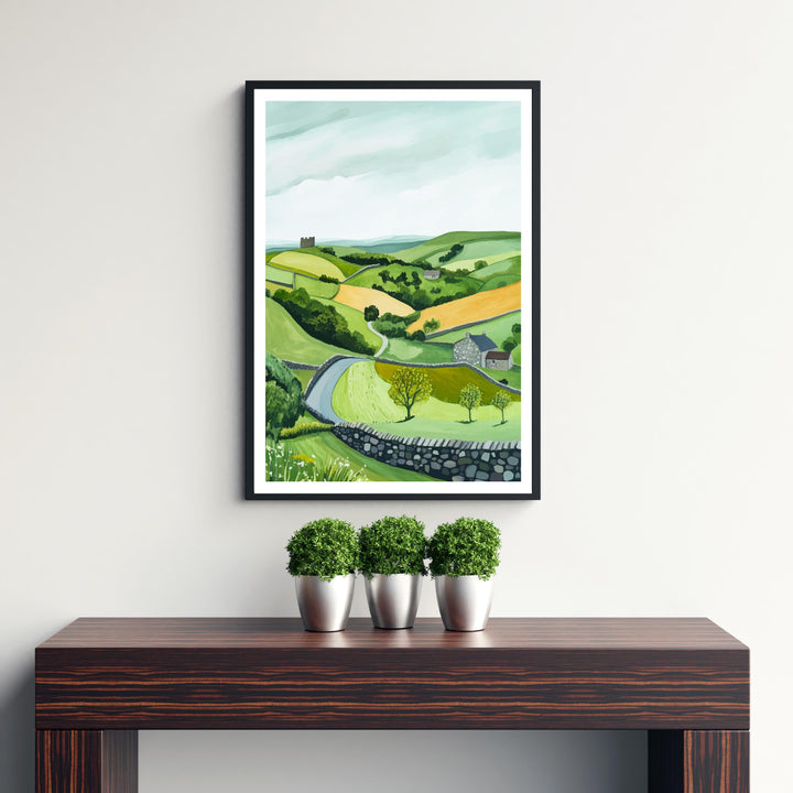 Scottish Highlands Travel Poster Scotland Landscape Art Scottish Highlands Print Scenic Scottish Nature Poster