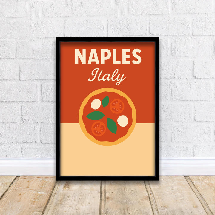 Naples Italy Vintage Travel Poster Naples Wall Art Italy Print Scenic City Art Gift for Italy Lovers Wanderlust Decor