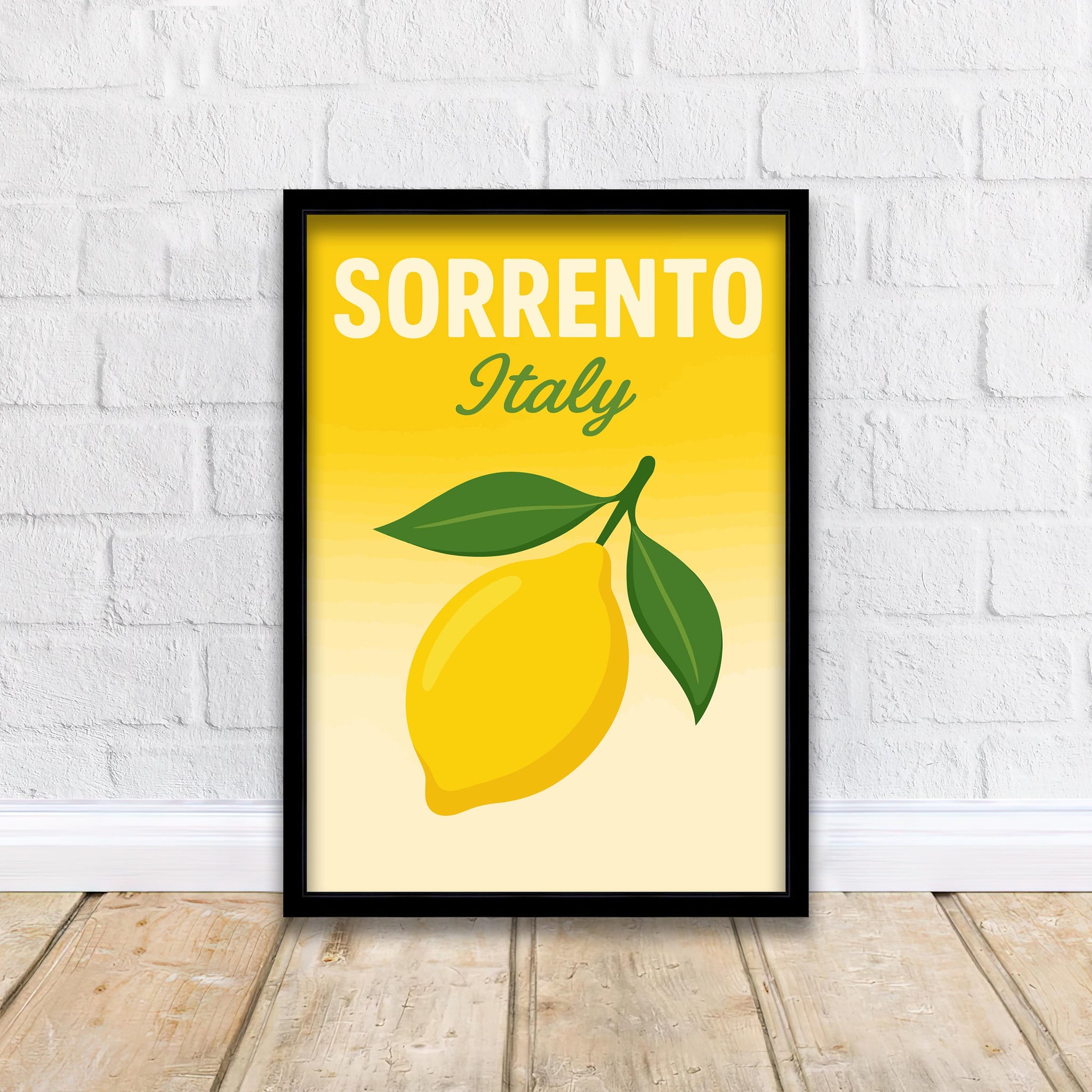 Sorrento Italy Vintage Travel Poster Sorrento Print Scenic Coastal Village Decor Gift for Italy Lovers Wanderlust Art