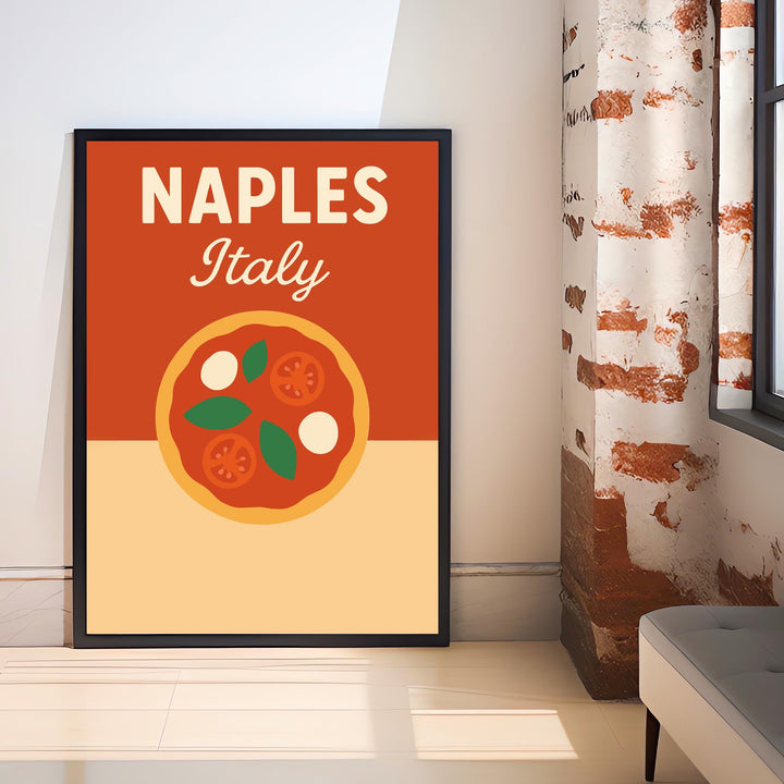 Naples Italy Vintage Travel Poster Naples Wall Art Italy Print Scenic City Art Gift for Italy Lovers Wanderlust Decor