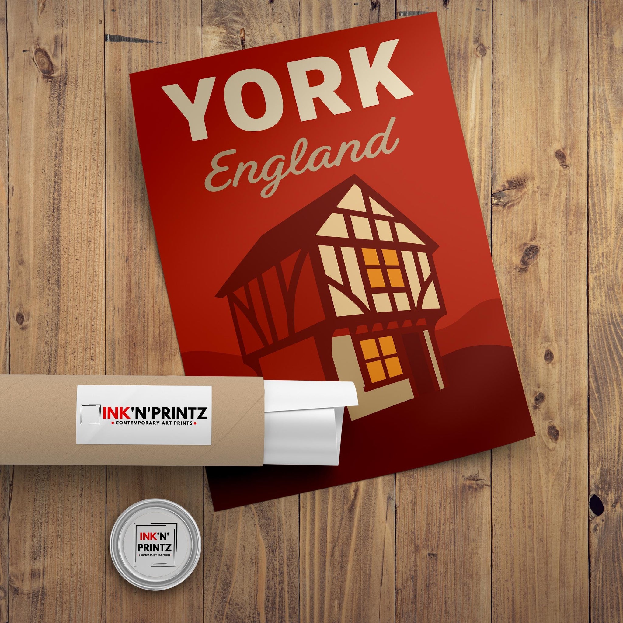 York England Vintage Travel Poster York Art Scenic City Decor York Print Historic England Gift for England Lovers Wanderlust