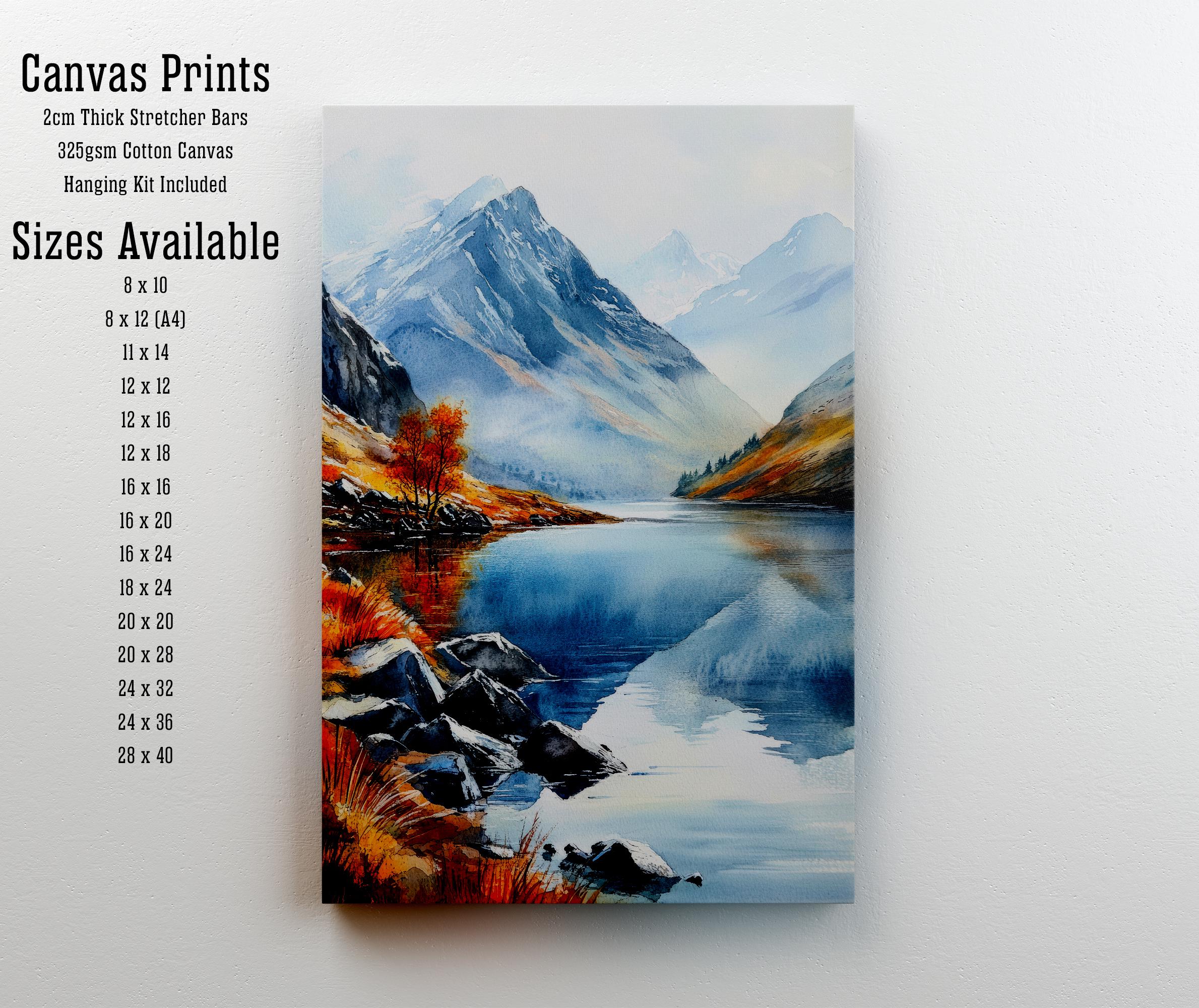 Snowdonia Wales Travel Poster Print National Park Wall Art Scenic Mountain Landscape Decor Gift for UK Nature Lovers and Hiking Enthusiasts