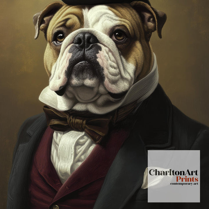 Scholarly Dachshund Poster Dark Academia Decor Vintage Animal Illustration Professor Wall Art Dog Lover Gift