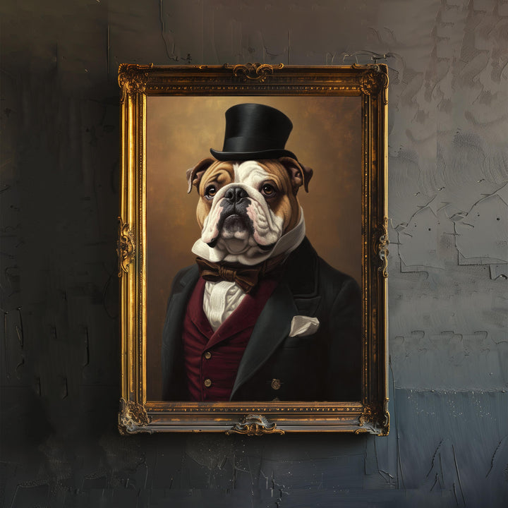 Scholarly Dachshund Poster Dark Academia Decor Vintage Animal Illustration Professor Wall Art Dog Lover Gift