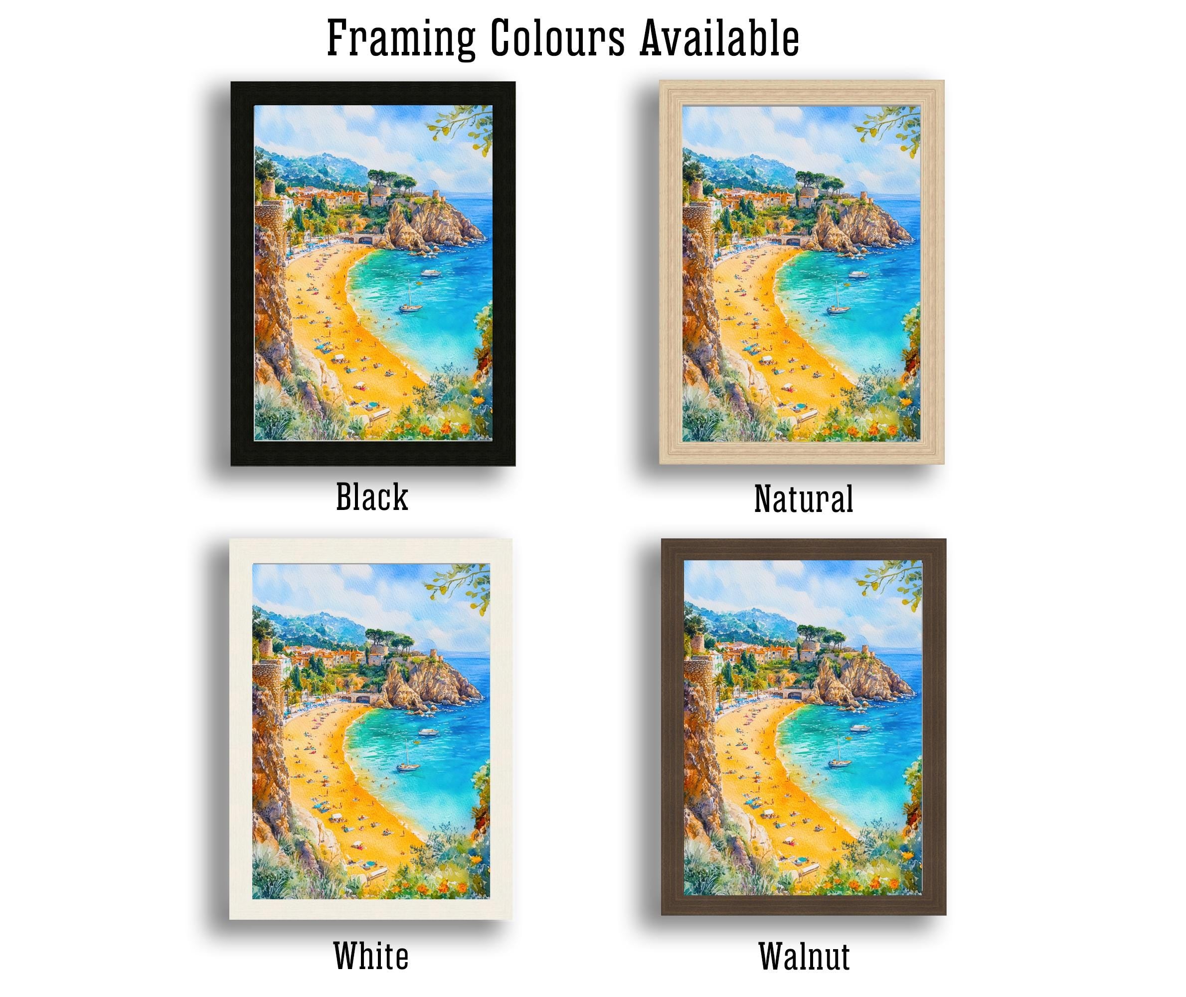 Corfu Greece Watercolor Painting Ionian Island Wall Art Mediterranean Coastal Print Scenic Landscape Decor Gift for Europe Lovers