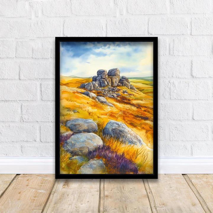 Crete Greece Watercolor Painting Mediterranean Island Wall Art Coastal Landscape Print Decor Gift for Europe Lovers and Greek