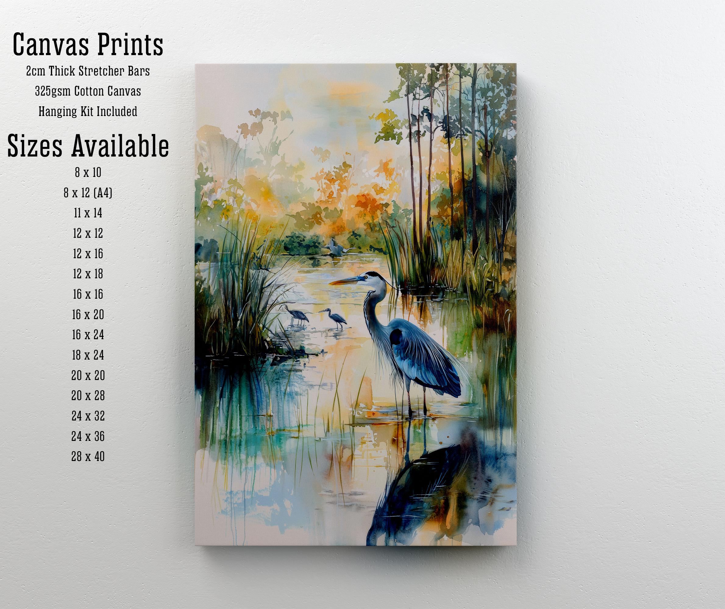 Everglades Florida Watercolor Art Print, Alligator Nature Painting, Florida Wildlife Wall Decor, Travel Gift