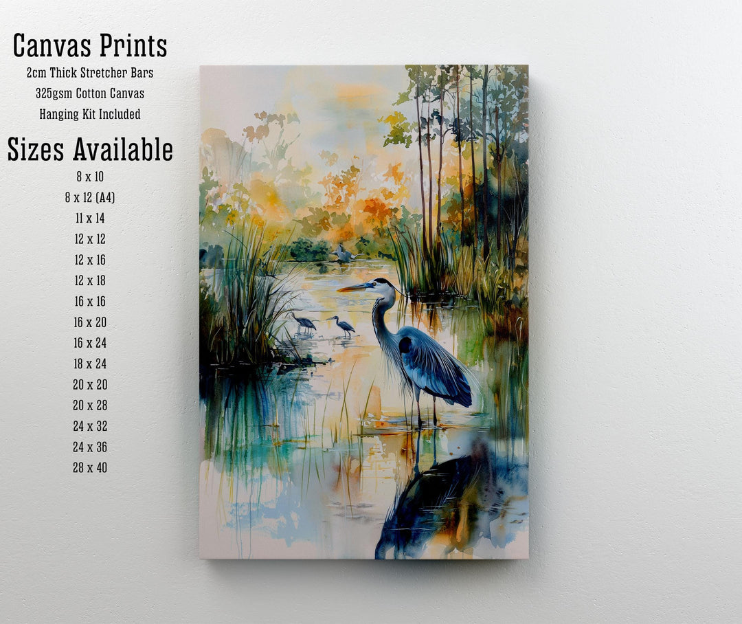 Everglades Florida Watercolor Art Print, Alligator Nature Painting, Florida Wildlife Wall Decor, Travel Gift