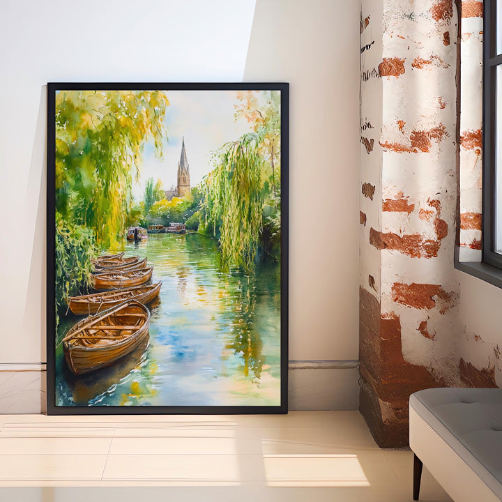 Stratford Upon Avon watercolor Painting Watercolour Art Print Stratford-upon-Avon Tudor Architecture Wall Decor Literary Gift England